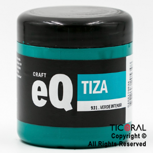 PINTURA TIZA EQ 931 VERDE INTENSO 200 CC X 3 UNIDADES